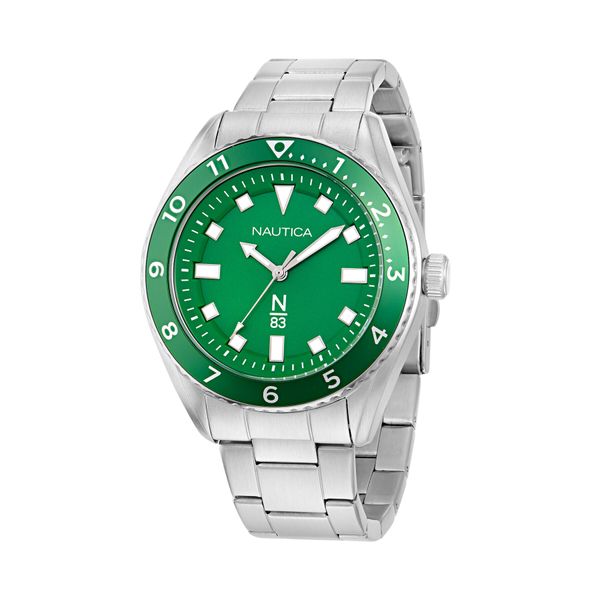 Nautica Часовник Nautica Finn World NAPFWF408 Сребрист