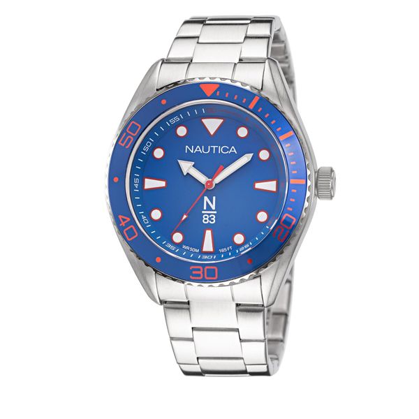 Nautica Часовник Nautica NAPFWS221 Silver/Blue