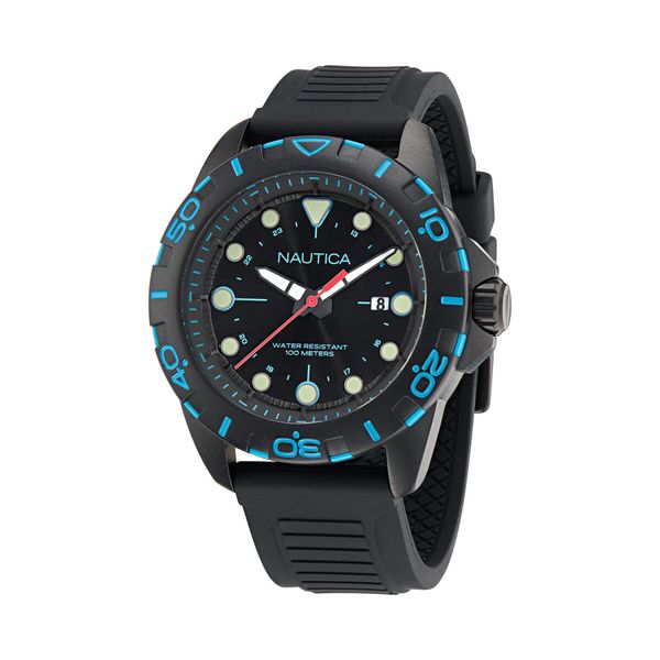 Nautica Часовник Nautica NAPNRS404 Black/Black