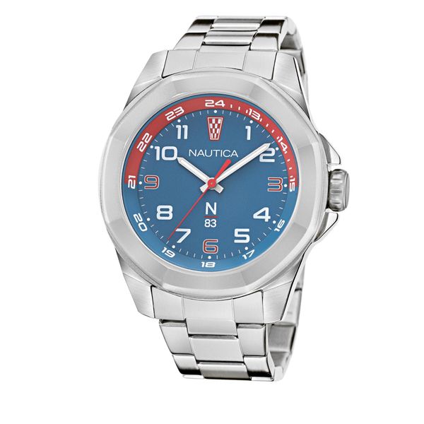 Nautica Часовник Nautica NAPTBS206 Silver/Blue