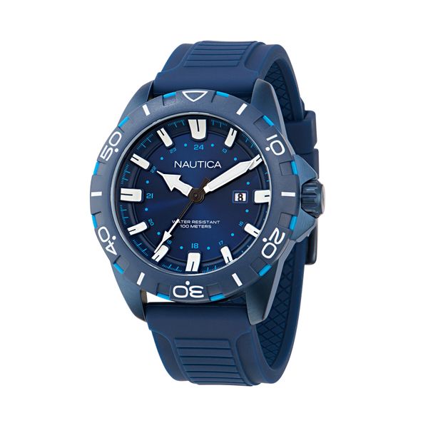 Nautica Часовник Nautica Nsr NAPNRF404 Син