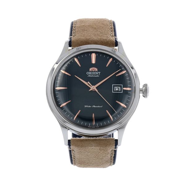Orient Часовник Orient Bambino RA-AC0P02L10B Navy/Brown