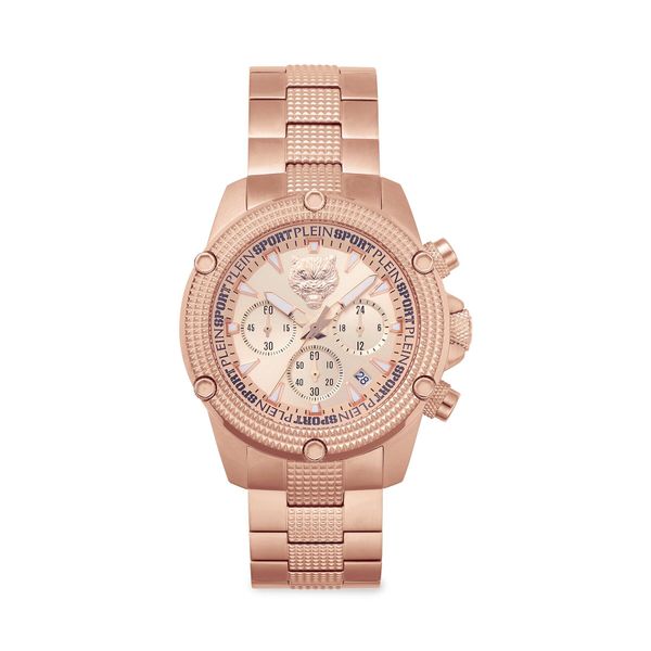 Plein Sport Часовник Plein Sport Hurricane PSDBA1123 Златист