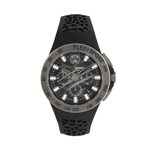 Plein Sport Часовник Plein Sport Thunderstorm Chrono PSABA0123 Black Camo