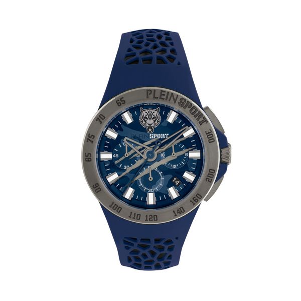 Plein Sport Часовник Plein Sport Thunderstorm Chrono PSABA0223 Blue Camo
