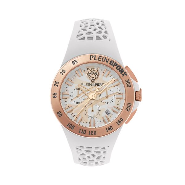 Plein Sport Часовник Plein Sport Thunderstorm Chrono PSABA0723 White Camo