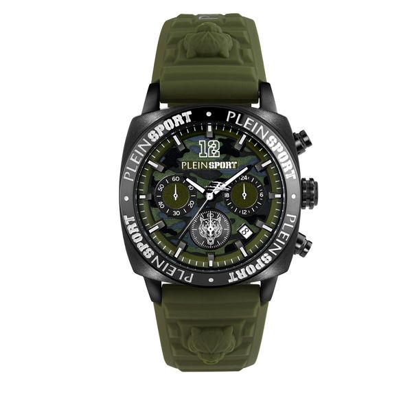 Plein Sport Часовник Plein Sport Wildcat PSGBA0223 Green Camo
