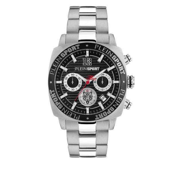 Plein Sport Часовник Plein Sport Wildcat PSGBA1123 Black Guilloché