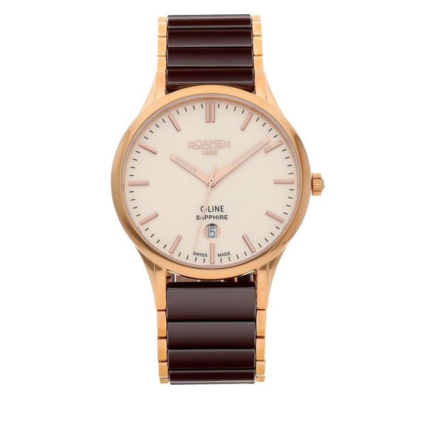 Roamer Часовник Roamer C-Line 658833 49 35 63 Brown/Gold