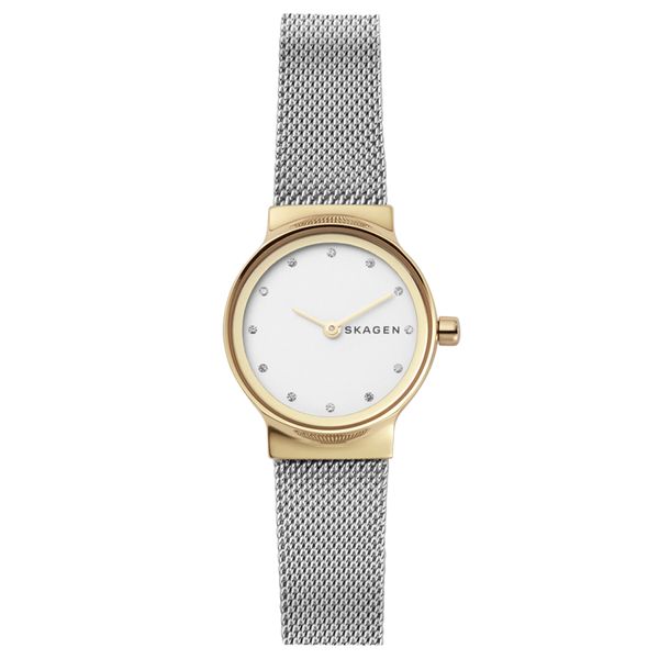 Skagen Часовник Skagen Freja SKW2666 Silver/Gold