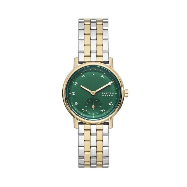 Skagen Часовник Skagen Kuppel Lille SKW3122 Green/Gold