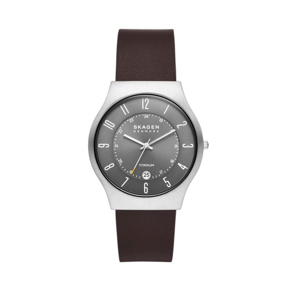 Skagen Часовник Skagen Malbye Gent SKW6909 Silver/Brown