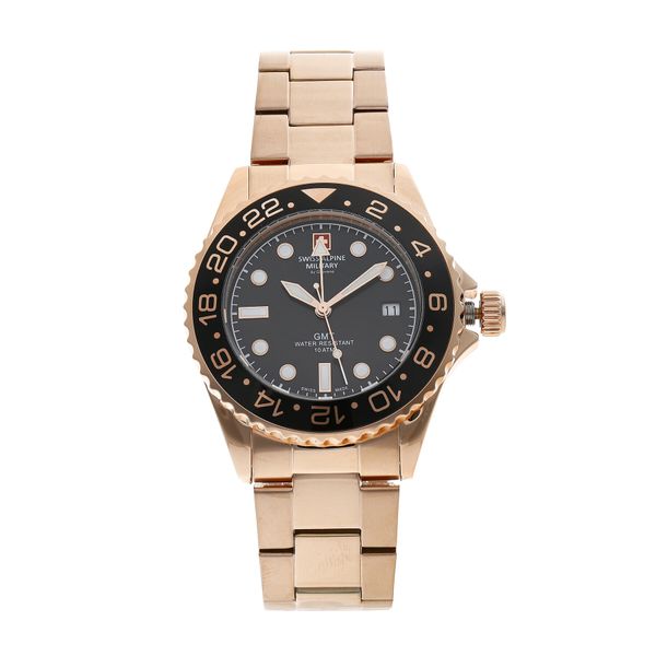 Swiss Alpine Military Часовник Swiss Alpine Military 7052.1167 Gold/Black