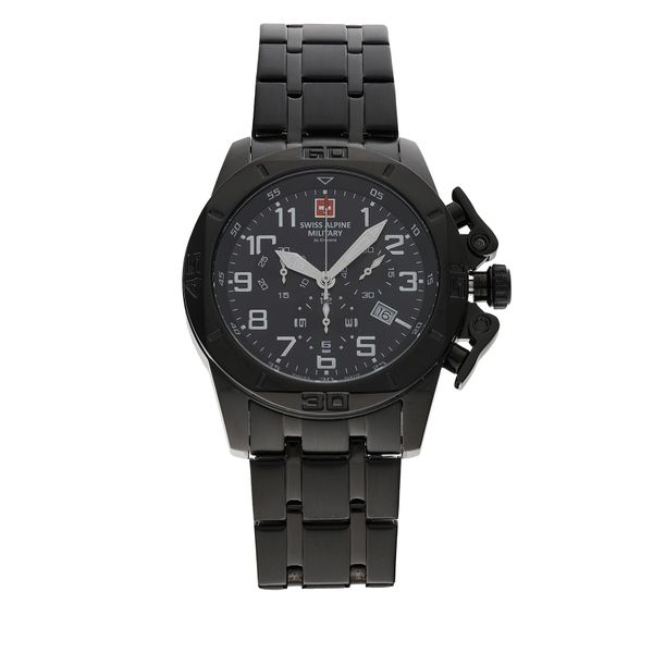Swiss Alpine Military Часовник Swiss Alpine Military 7063.9177 Black/Black