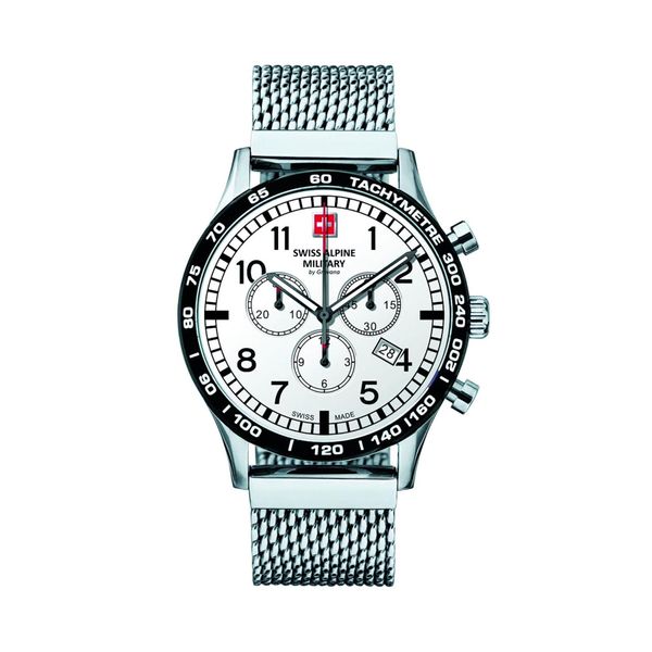 Swiss Alpine Military Часовник Swiss Alpine Military Aviator 1746.9132 Silver