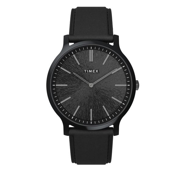 Timex Часовник Timex City TW2V43600 Black/Black