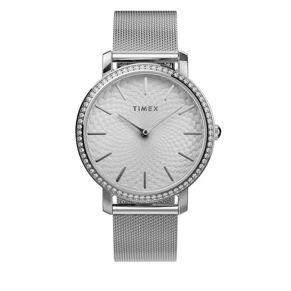 Timex Часовник Timex City TW2V52400 Silver
