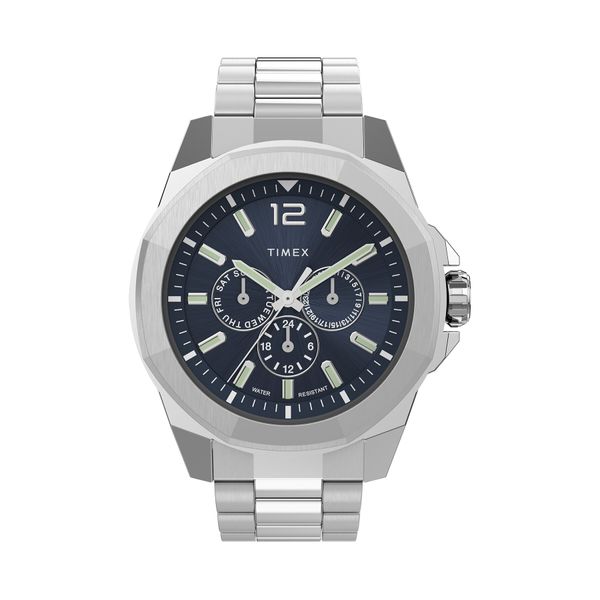Timex Часовник Timex Essex Avenue 44mm TW2V43300 Сребрист