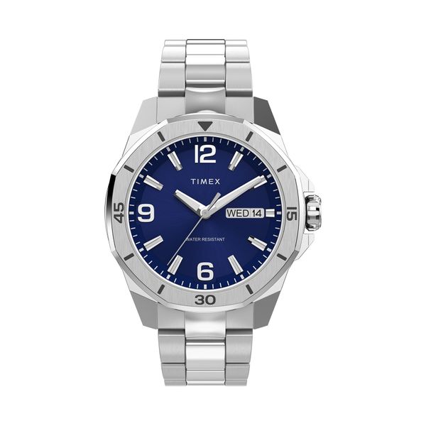 Timex Часовник Timex Essex TW2W79500 Сребрист