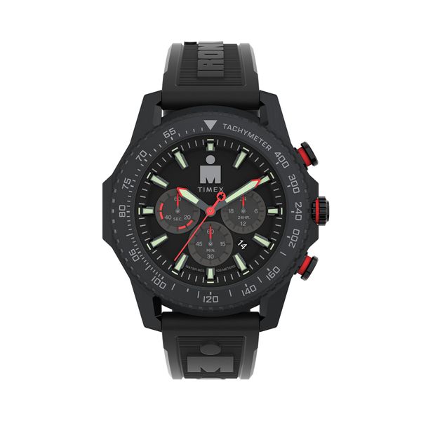 Timex Часовник Timex Ironman Finisher Adrenaline TW2W55400 Black/Black