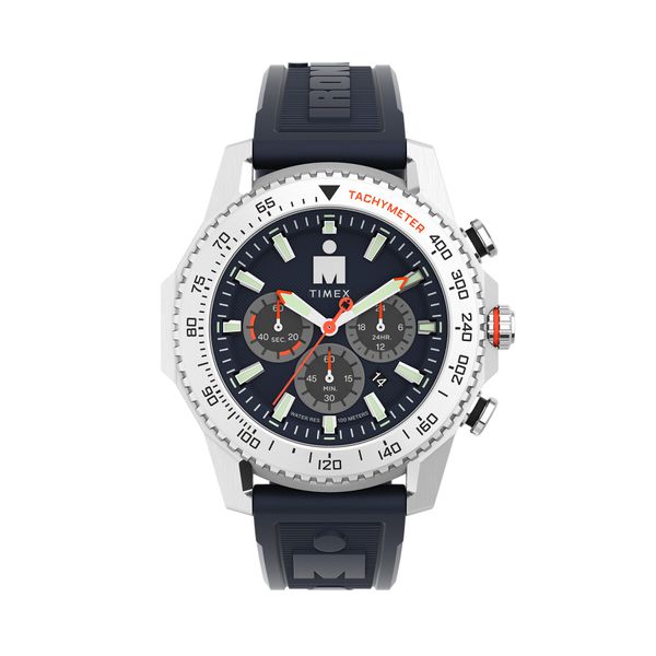 Timex Часовник Timex Ironman Finisher Adrenaline TW2W55500 Blue/Silver