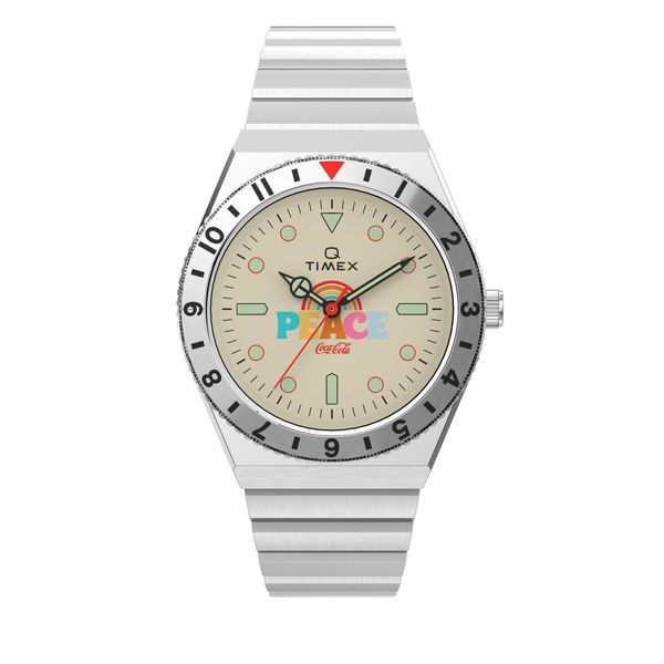Timex Часовник Timex Lab Archive 1971 Unity Collection TW2V25800 Silver