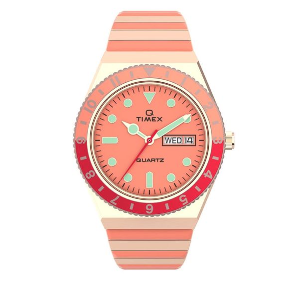 Timex Часовник Timex Q Timex Malibu TW2V38600 Pink