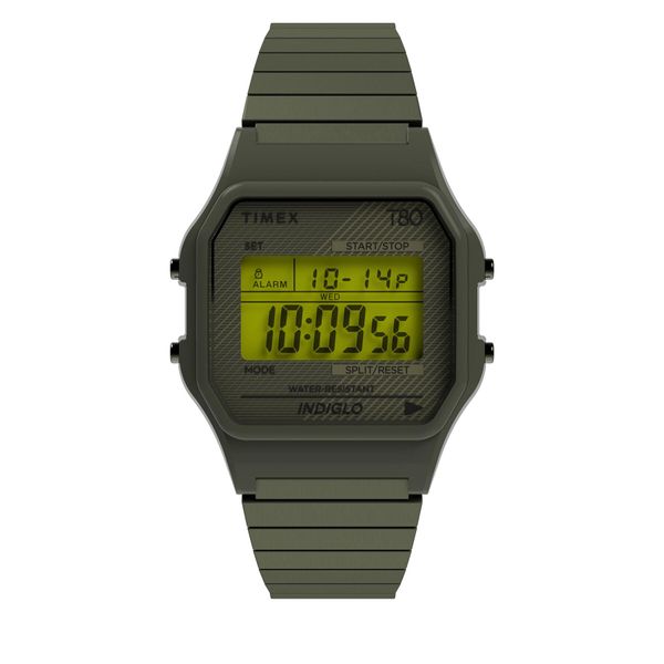 Timex Часовник Timex T80 TW2U94000 Green/Green