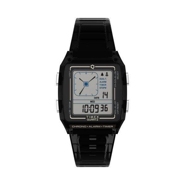Timex Часовник Timex Timex Q TW2W45000 Сив