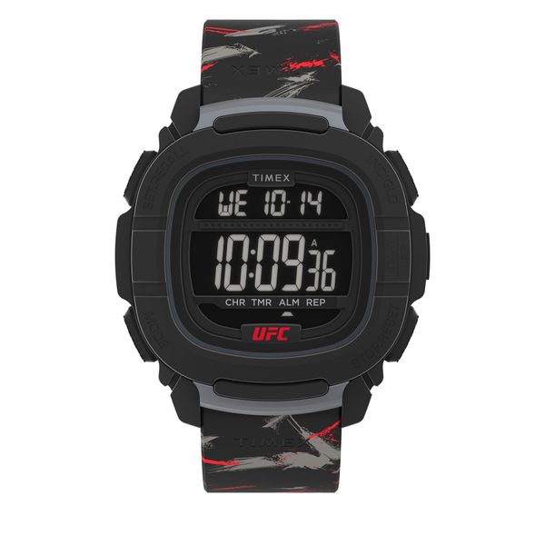 Timex Часовник Timex UFC Strength Shock XL TW2V85200 Black