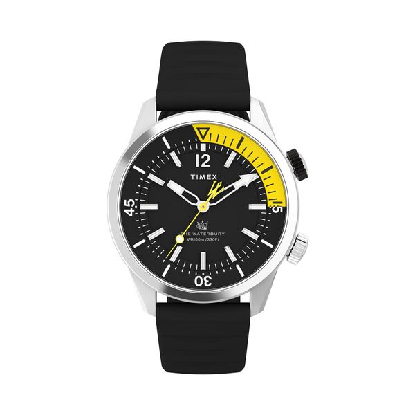 Timex Часовник Timex Waterbury Dive TW2V73400 Черен