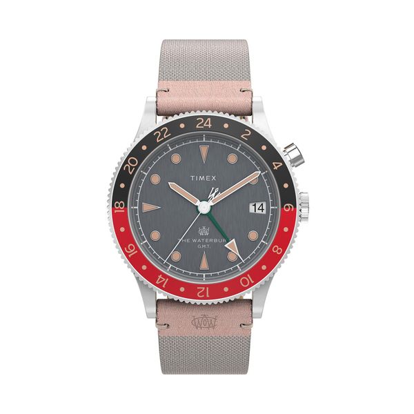 Timex Часовник Timex Waterbury Traditional GMT TW2V74100 Grey/Grey