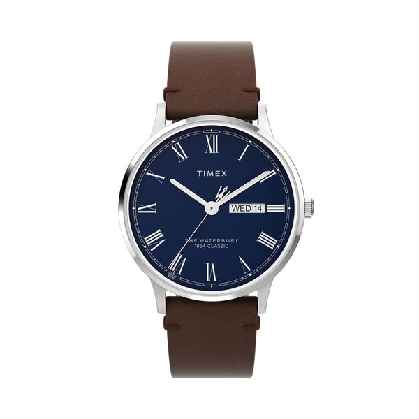 Timex Часовник Timex Waterbury TW2W14900 Кафяв