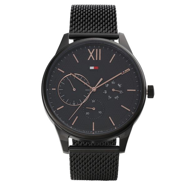 Tommy Hilfiger Часовник Tommy Hilfiger Damon 1791420 Черен