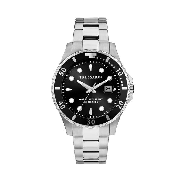 Trussardi Часовник Trussardi R2453169005 Черен