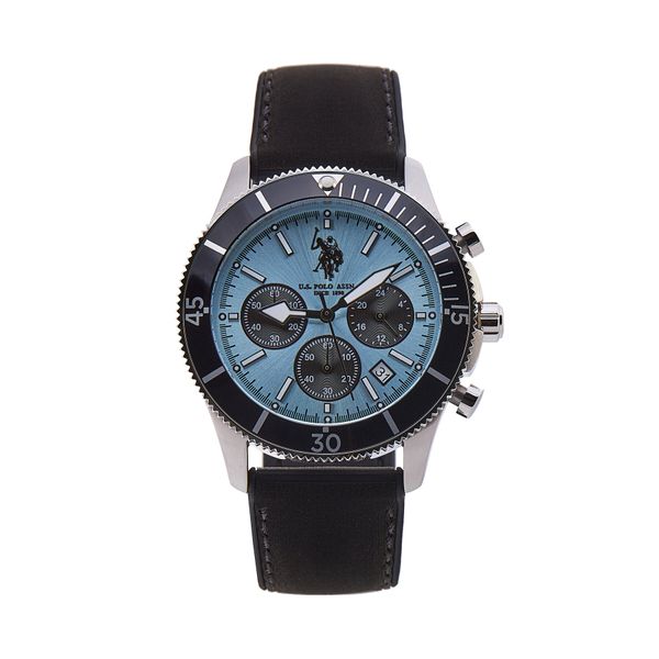 U.S. Polo Assn. Часовник U.S. Polo Assn. Alexandre USP7224LB Черен