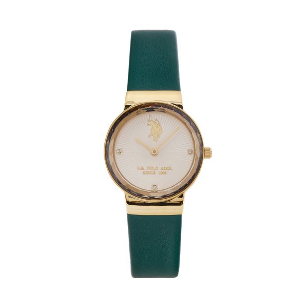 U.S. Polo Assn. Часовник U.S. Polo Assn. Angelique USP8256GR Зелен