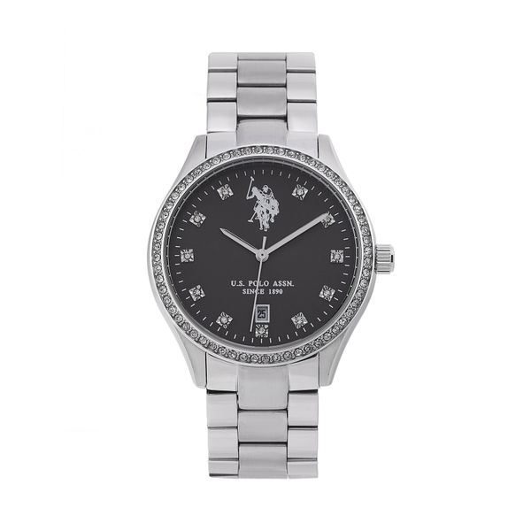 U.S. Polo Assn. Часовник U.S. Polo Assn. Colette USP8316BK Сребрист
