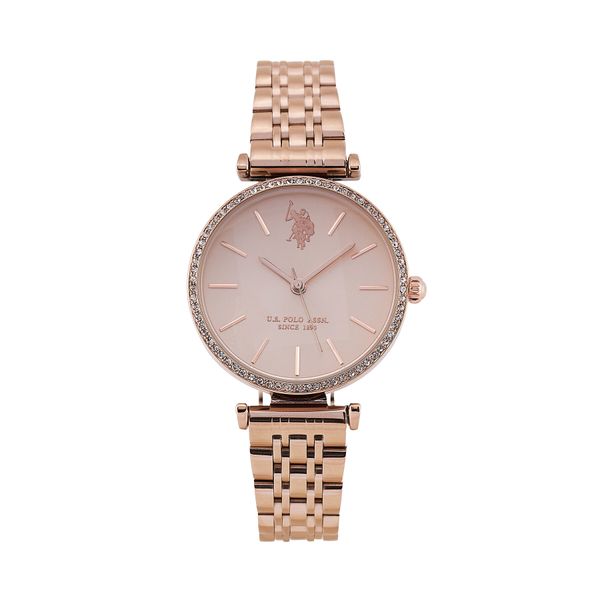 U.S. Polo Assn. Часовник U.S. Polo Assn. Eleonor USP8167RG Розово злато