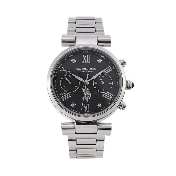 U.S. Polo Assn. Часовник U.S. Polo Assn. Ines USP8311BK Сребрист