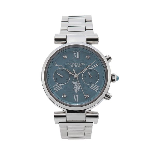 U.S. Polo Assn. Часовник U.S. Polo Assn. Ines USP8312LB Сребрист
