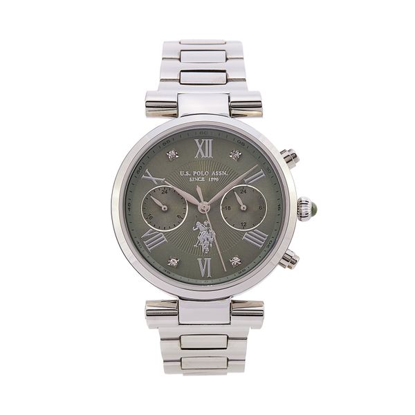 U.S. Polo Assn. Часовник U.S. Polo Assn. Ines USP8314GR Сребрист