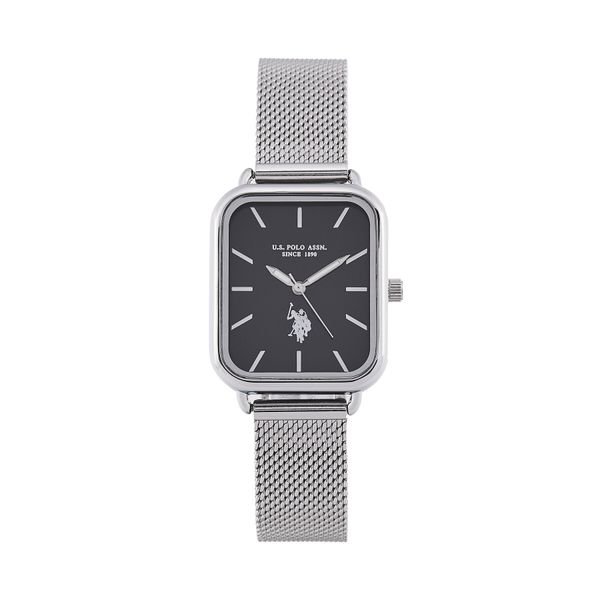 U.S. Polo Assn. Часовник U.S. Polo Assn. Sylvie USP8333BK Сребрист