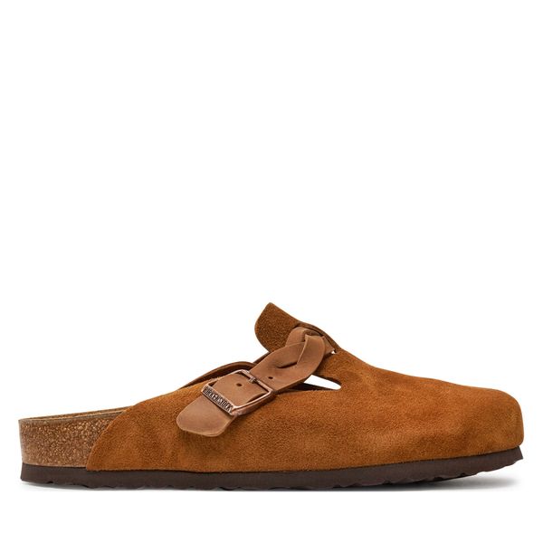 Birkenstock Чехли Birkenstock Boston Braided Leoi 1026713 Кафяв