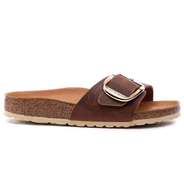 Birkenstock Чехли Birkenstock Madrid Big Buckle 1006525 Кафяв