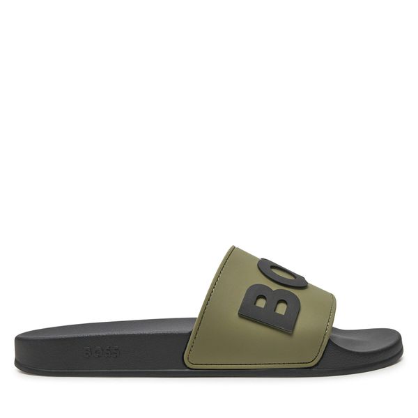 BOSS Чехли Boss Kirk Slid rblg N 50498241 Зелен