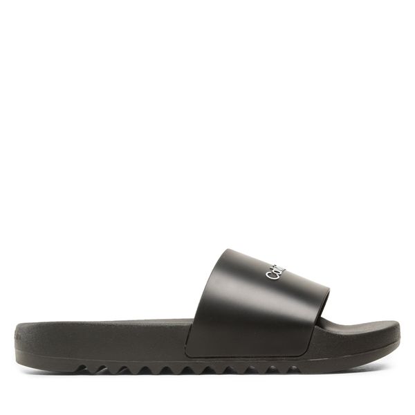 Calvin Klein Чехли Calvin Klein Chuncky Pool Slide Rub HM0HM01063 Черен