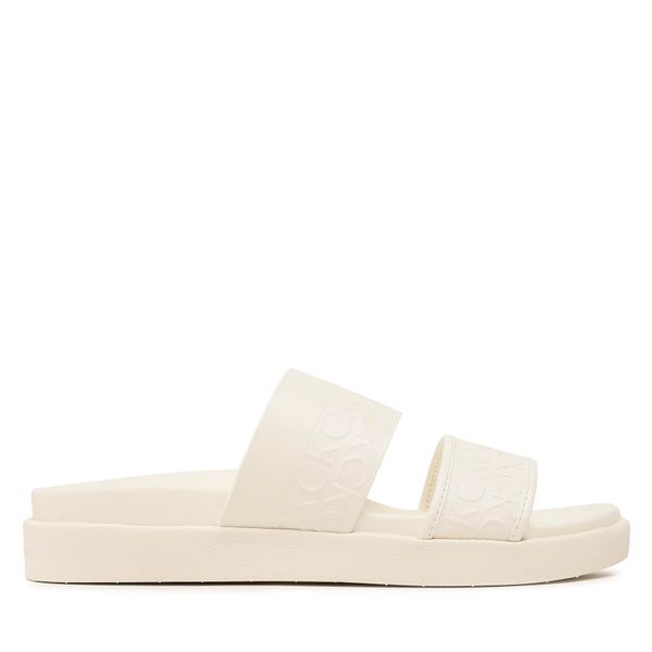 Calvin Klein Чехли Calvin Klein Ergo Slide - Hf Mono HW0HW01535 Бял