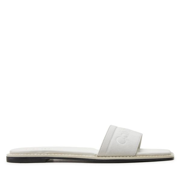 Calvin Klein Чехли Calvin Klein Flat Slide He HW0HW01989 Бял