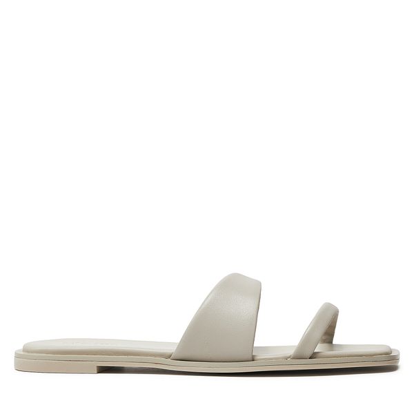 Calvin Klein Чехли Calvin Klein Flat Slide Lth HW0HW02071 Бежов